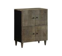 vidaXL Buffet 60x33x75 cm bois massif mangue