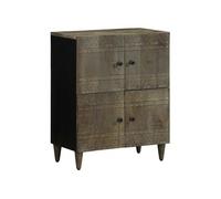 Buffet 60x33x75 cm Bois massif de manguier, armoire de rangement, meuble de rangement de cuisine, armoire de 4017818