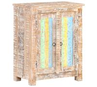 Bois d'Acacia Brut Buffet 61x35x76 cm Armoire Latérale Meuble Rangement vidaXL