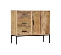 Buffet 88 X 30 X 71 Cm Bois De Manguier Massif - Vidaxl