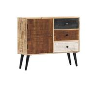 vidaXL Buffet 282876 – Bois de manguier massif – 88x30x73 cm – Marron