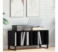 Buffet à enregistrement vidaXL Noir Chêne 100x38x48 cm Bois d'ingénierie