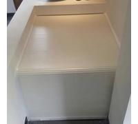 Buffet À Portes Coulissantes, Armoire Pliante Pour Bacs De Rangement, Pour Garde-manger De Camping-car(34x20"(86.4x50.8cm))