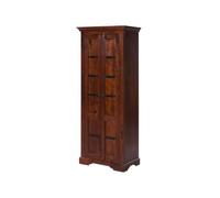 Buffet acacia brun foncé laqué 73x45x180 cm (BxTxH) OXFORD #901