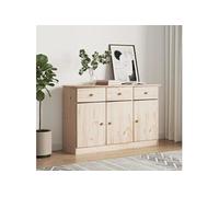 vidaXL Buffet ALTA 112x35x73 cm bois massif de pin Marron