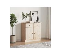 vidaXL Buffet Alta 77 x 35 x 73 cm Bois massif de pin Meuble de rangement
