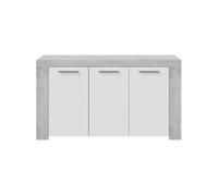 Buffet AMBIT Effet béton satiné Artik 3 portes