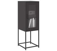 Buffet anthracite 36x39x107 cm acier laminé à froid meuble de rangement vidaXL