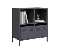 vidaXL Buffet armoire salon avec rangement organisateur en acier laminé à froid