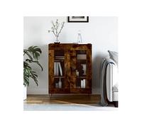 vidaXL Buffet chêne fumé 69,5x34x90 cm Bois d'ingénierie