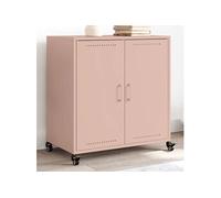 vidaXL Buffet 846657 – rose en acier, 68 x 39 x 72 cm