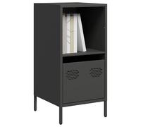 vidaXL Buffet noir 135x39x73,5 cm acier laminé à froid