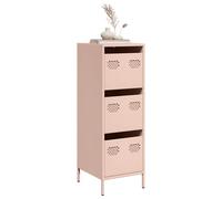 vidaXL Highboard rose 39x35x103,5 cm acier