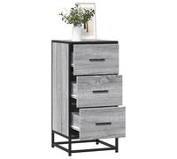 Buffet Armoire avec Rangement Salon Intérieur Bois d'Ingénierie et Métal vidaXL