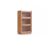 Buffet Armoire de Rangement en Bois Massif Simple Maison Chêne Combiné Buffet Armoire Vitrine Domestique Armoire de Rangement Armoire de Rangement
