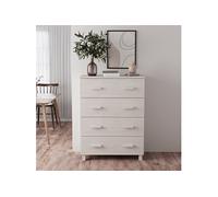 Buffet Blanc 79x40x103,5 cm Bois Massif de Pin Armoire de Rangement vidaXL