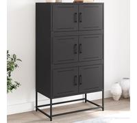 Buffet Armoire de Rangement Meuble Salle de Séjour Salon Intérieur Acier vidaXL
