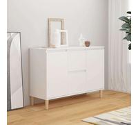 Buffet Armoire de Rangement Meuble Salon Chêne Fumé Bois d'Ingénierie vidaXL