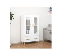 812546 vidaXL Buffet Blanc 70x31x115 cm Bois d'ingénierie