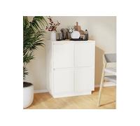 Buffet 60x34x75 cm Bois Massif de Pin Armoire de Salon Salle de Séjour vidaXL