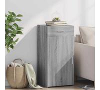 vidaXL Buffet Sonoma Gris 45x42,5x93 cm Bois d'ingénierie, Armoire, Armoire latérale, Armoire de Rangement, Armoire, Placard, Buffet Haut