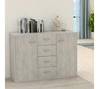 Buffet Armoire de Rangement Organisateur Salon Blanc Bois d’Ingénierie vidaXL