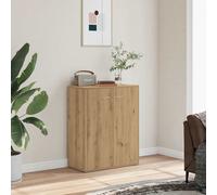 vidaXL Buffet chêne Artisanal 60x30x75 cm Bois d'ingénierie, Armoire, Placard, Buffet Haut, Armoire latérale, Armoire de Rangement, Buffet de Salon