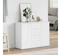 Buffet Armoire de Rangement Organisateur Salon Blanc Bois d’Ingénierie vidaXL