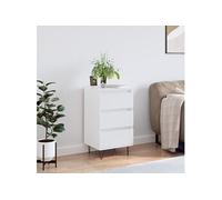 Vidaxl Buffet Blanc 40x35x70 Cm Bois D?Ingénierie Blanc