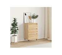 Buffet Armoire Latérale Meuble de Rangement Salon Bois d'Ingénierie vidaXL