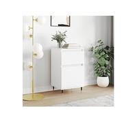 vidaXL Buffet blanc 40x35x70 cm bois d’ingénierie 831132