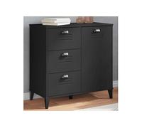 vidaXL Buffet VIKEN noir 80x40x80 cm bois d'ingénierie