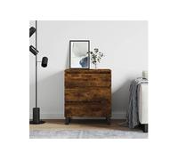 Buffet Armoire Latérale Meuble de Rangement Salon Bois d'Ingénierie vidaXL