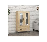 Vidaxl Buffet Chêne Sonoma 70x31x115 Cm Bois D'ingénierie Marron