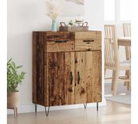 Vidaxl Buffet Bois Ancien 69,5 X 34 X 90 Cm Bois D'ingénierie