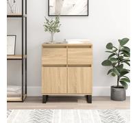 Buffet Armoire Latérale Meuble de Rangement Salon Bois d'Ingénierie vidaXL
