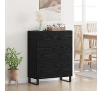 Vidaxl Buffet Avec Tiroir Chêne Artisanal 69,5 X 34 X 90 Cm
