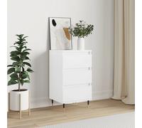 Vidaxl Buffet Blanc 40x35x70 Cm Bois D’Ingénierie Blanc
