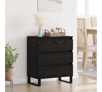 Vidaxl Buffet Chêne Artisanal 60 X 35 X 70 Cm Bois D'ingénierie