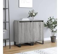 Vidaxl Buffet Sonoma Gris 40x35x70 Cm Bois D'ingénierie Gris