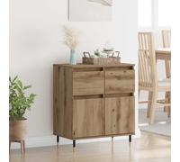 Buffet Armoire Latérale Meuble de Rangement Salon Bois d'Ingénierie vidaXL
