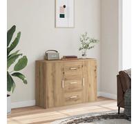 Buffet Armoire Latérale Rangement Salon Maison Blanc Bois d'Ingénierie vidaXL