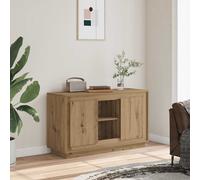 vidaXL Buffet Chêne noir 102 x 35 x 60 cm Bois d'ingénierie 862815