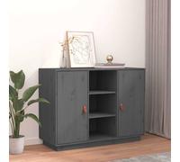 Buffet Armoire Placard Rangement Salon Maison Blanc Bois Massif de Pin vidaXL