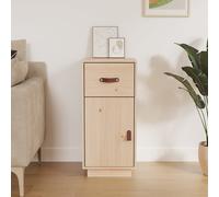Buffet Armoire Placard Rangement Salon Marron Miel Bois Massif de Pin vidaXL