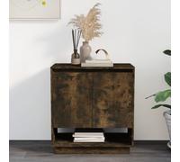 Buffet Armoire Rangement Salle de Séjour Chêne Fumé Bois d'Ingénierie vidaXL