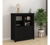 Buffet Armoire Rangement Salle de Séjour Marron Bois Massif de Pin vidaXL