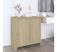 Buffet Armoire Rangement Salle de Séjour Salon Blanc Bois d'Ingénierie vidaXL
