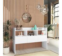 Buffet Armoire Rangement Salle de Séjour Salon Noir Bois d'Ingénierie vidaXL