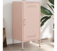 Buffet Armoire Rangement Salon Chambre Cuisine Intérieur Rose Acier vidaXL